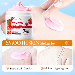 <span class=keywords><strong>Crema</strong></span> Idratante al Pomodoro SADOER 500g per Viso e Corpo, Super Idratante e Illuminante, Non Unta, per Pelle Secca - Product Image 4