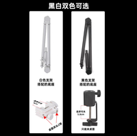 Support de microphone de bureau avec bras articulé, support de microphone, support de fixation pour micro, support pour U87 Blue Yeti BM800