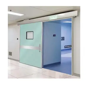 Pintu medis otomatis pintu geser tertutup rapat untuk pintu ruang operasi teater Rumah Sakit