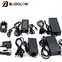 Adaptateur secteur 24W 48W 60W 72W 96W 120W EU US UK AU JP Prise AC100-240V DC12V 24V 1-10A pour bande lumineuse LED