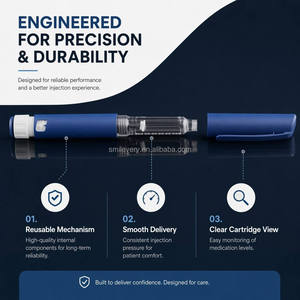Inyector Reutilizable para Cuidado Personal, Plástico de Grado Médico, Suministro de Fábrica, Compatible con Botella <span class=keywords><strong>Kayser</strong></span> de 3 ml - Product Image 5