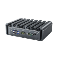 Mini PC industriel sans ventilateur basse consommation 15W DDR3L SO-DIMM MSATA avec fente SATA 2,5 pouces et support VESA, ordinateur industriel personnalisable ODM