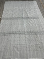Voile européen Floral Luxe Broderie Voilage Rideau Tissu pour le Salon Textile Maison Broderie Tulle Fenêtre Tissu