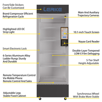 Máquina Expendedora de Refrigerios LERKE, Automática 24/7, Monitoreo Remoto, Gestión Basada en la Nube para Refrigerios y Bebidas Frescas