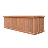 Jardinière de jardin en bois de bonne qualité jardinière rectangulaire pour fleurs plantes légumes
