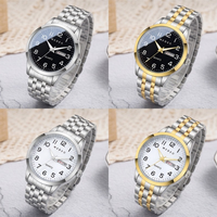Montre-bracelet classique MEDEO de luxe pour homme, personnalisée, à quartz, étanche, style décontracté et tendance, avec aiguilles lumineuses