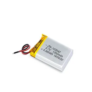 OEM 制造可充电 3.7V 1350Mah 125Mah 1700Mah 810Mah 1850Mah 5100Mah 锂聚合物电池