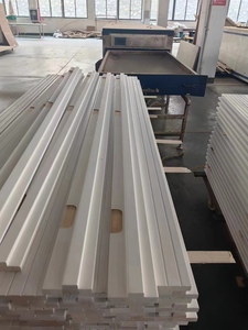 CHANGYI <span class=keywords><strong>Porta</strong></span> Interna a <span class=keywords><strong>2</strong></span> Pannelli Bianca Design in Legno Porte Interne Preverniciate Modellate per Camere da Letto - Product Image 6