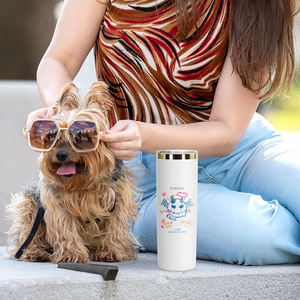 แก้วน้ำทรงตรงแบบสกินนี่ ขนาด 20 ออนซ์ ชุบทองแดง ผลิตจากสแตนเลสเคลือบผงสีทองแดงด้านล่าง พร้อมฝาปิดแบบเลื่อน - Product Image 5