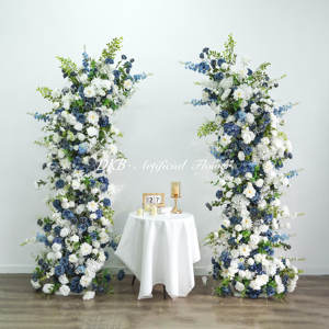 ซุ้มดอกไม้ทำจากผ้าไหมเทียมซุ้มดอกไม้งานแต่งงานแบบแปลกๆ - Product Image 1