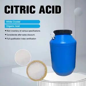 Acide citrique en poudre anhydre emballée par ventes directes d'usine avec le sel de soude d'acide citrique de compresseur d'air etc.