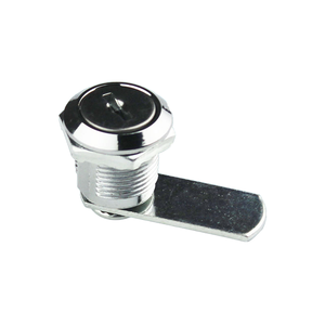 小型で取り付け簡単な亜鉛合金製カムロック、光沢のあるクロムメッキ仕上げ、スムーズなキー回転式、工業用キャビネットや電気ボックスに最適 - Product Image 6