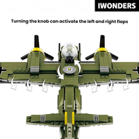 Set de Bloques de Construcción Militares de la Segunda Guerra Mundial, Junkers Ju 88 y Flak 36 de 88 mm, Bombardero Antiaéreo, Modelo Coleccionable para Aficionados Adultos