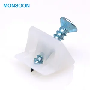 3mm/5mm rõ ràng đồ nội thất trong suốt phần cứng Kệ nhựa chốt kệ kính hỗ trợ chân cho tủ kết nối Kệ hỗ trợ - Product Image 1