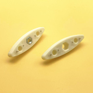 <b>Wall</b> <b>Hook</b> Plastic Single <b>Hook</b> 3-5kg Load With Screw Caps And Four-Screw Slots Concealed Installation - Product Image 2