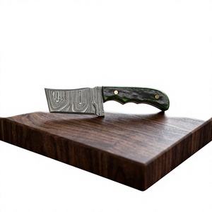 Cuchillo de Supervivencia y Caza de Hoja Fija Mini, Hecho a Mano, de Alta Calidad, con Acero de Damasco Industrial, Punta Caída, Mango de Resina OEM - Product Image 2