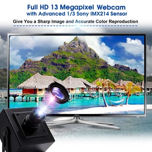 Webcam Micro USB Ultra HD 13MP sans distorsion, UVC, sans pilote, Plug and Play, caméra Lightburn - Product Image 2