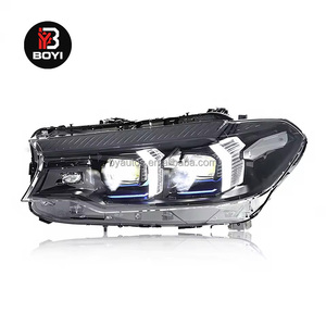 Faros Delanteros G30/G38 para BMW Serie 5 525i 530i 535i 540i 2018-2020, Actualización Estilo <span class=keywords><strong>F90</strong></span> M5, Luces LED Delanteras DRL, Accesorios Automotrices - Product Image 3