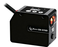 Capteur de couleur numérique longue portée LERAUN EM-D70D, détection LED RGB blanc, portée 30-500 mm et écran OLED, protection IP67, RS-485