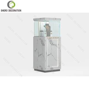 Mostrador de Exhibición de Joyería Moderno, Vitrina de Vidrio con Cerradura para Exhibición de Joyas - Product Image 2