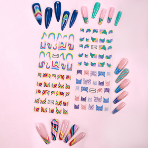 2025 Hor Collection échantillon gratuit mauvais œil 3D auto-adhésif sorcière ongles décalcomanies bricolage en plastique Nail Art fournitures - Product Image 4