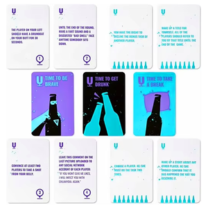 Jeu <span class=keywords><strong>de</strong></span> cartes <span class=keywords><strong>de</strong></span> luxe personnalisé, écologique et durable, pour fêtes, en PVC <span class=keywords><strong>de</strong></span> 350 g/m², avec impression <span class=keywords><strong>de</strong></span> logo personnalisée, pour la famille - Product Image 2