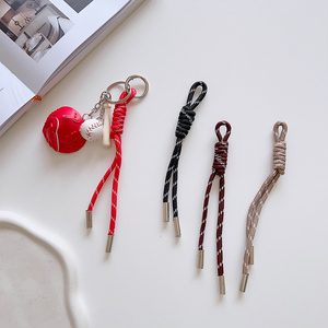Handmade Stylish Red Heart Keychain <b>Lanyard</b> Mobile Phone Strap <b>Polyester</b> Bag Charm Soccer <b>Lanyards</b> for Her Christmas Gift Idea - Product Image 4