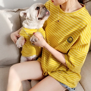 Ropa para mascotas, camiseta a juego para perro y madre, ropa para padres e hijos, moda para mascotas a juego - Product Image 3