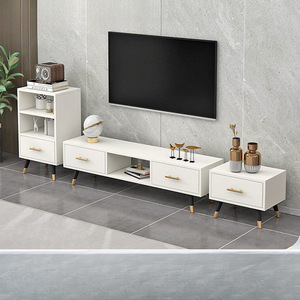 Mueble de <span class=keywords><strong>TV</strong></span> de lujo Simple <span class=keywords><strong>y</strong></span> moderno, pequeño <span class=keywords><strong>y</strong></span> estrecho para dormitorio principal, combinación de mesa de centro, <span class=keywords><strong>muebles</strong></span>, armario de suelo accesible para - Product Image 1