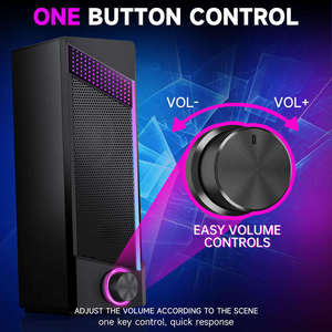 Creative RGB <b>Mini</b> Wired <b>PC</b> Gaming Ser Portable 2.0 Channel USB Powered Newest Design - Product Image 6