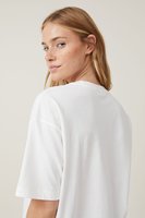 T-shirt ample de haute qualité pour femmes, été, logo personnalisé, blanc, t-shirt basique à manches courtes pour femmes, vente en gros