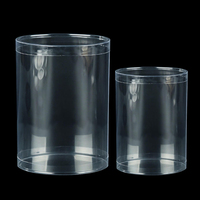 Emballage en plastique transparent recyclable, boîte d'emballage en plastique, boîte cadeau ronde en PVC