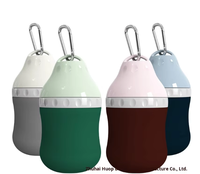 Gobelet à eau portable pour animaux de compagnie et bols de voyage pour chiens et chats, forme de larme, utilisation en extérieur