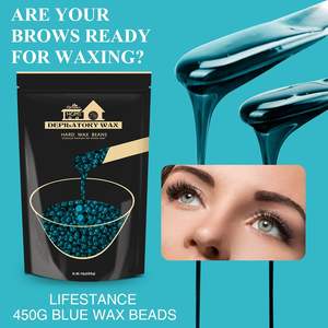 Cera depilatoria dura Lifestance en gránulos de 1 libra para rostro, cuerpo, piernas, área del bikini, piel sensible, hipoalergénica, vegana, probada por dermatólogos - Product Image 3