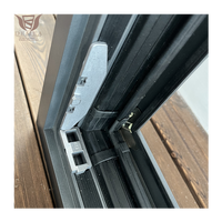 DEMEA Porte coulissante en aluminium résistante aux intempéries Portes coulissantes panoramiques à double vitrage résistantes