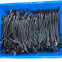 Konektor Kabel Otomotif 2 Pin 6.3mm Ekstensi Tahan Air PVC Kustom