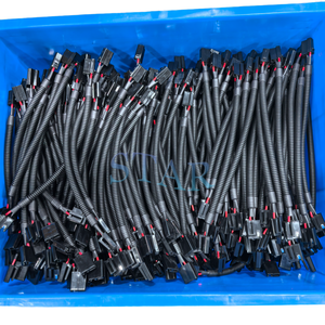 Fabricación de arnés de cables eléctricos de autobús 2 pines 6,3mm conector extensión alambre Hanress - Product Image 4