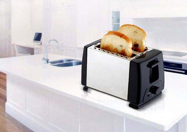 Stainless Steel 2-Slice Electric Sandwich Maker - Image 5