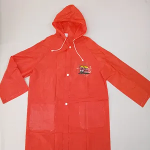 Blue 0.13mm Light Duty PVC Children Raincoat