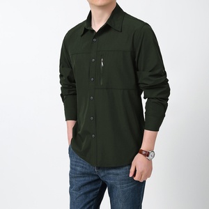 Chemise de pêche softshell pour homme, vêtements de chasse légers, printemps et été, chemise tactique à manches longues pour l'extérieur - Product Image 5