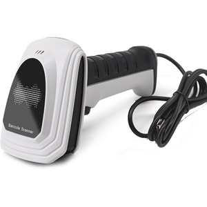 Lector de código QR blanco de supermercado KEFAR 2,4G inalámbrico para Escáner de código de barras de diente azul con interfaz <span class=keywords><strong>USB</strong></span> de base de carga en Stock - Product Image 2