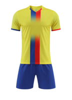 Jersey Sepak Bola Latihan Custom Logo Unisex, Lengan Pendek Musim Panas, Cetak Heat-Transfer, Cepat Kering, Bernapas, OEM Grosir