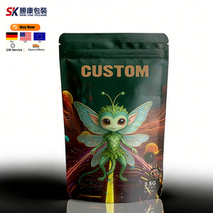 Emballage personnalisé en sachet refermable en plastique de 3,5 g, imprimé numériquement, thermosoudé, anti-odeur, de qualité alimentaire, pour aliments pour bébés, en film polyester - Product Image 1