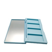 Boîtier vide rectangulaire de haute qualité pour surligneur et bronzer 4 couleurs, emballage OEM pour palette de 4 fards à joues et poudres de contour, marque privée