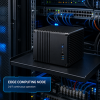 Ordinateur embarqué de qualité industrielle, fonctionnement continu 24h/24 et 7j/7, production en série, Minecraft, Intel Core I3/i5/i7