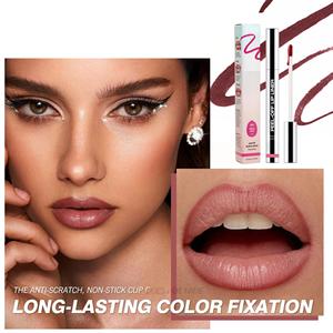 Brillo Labial de Maquillaje Impermeable de Larga Duración, Libre de Crueldad Animal, Alta Pigmentación, Tinta Labial Desprendible - Product Image 5