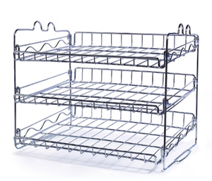 <strong>Counter</strong> <strong>Top</strong> Metal Wire Dispenser Can Rack Adjustable <strong>Shelf</strong> Design - Product Image 6