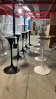 Base de table en métal stable avec moulures en forme de tulipe Lifepursue