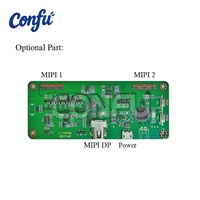 CONFU Écran double IPS 2,1 pouces 1600x1600 haute luminosité 480 cd/m² pour casque VR/AR HMD avec carte pilote MIPI