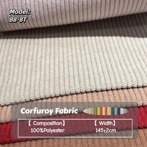 Tissu de canapé en velours côtelé de luxe AiYi, de haute qualité, style américain rétro, doux au toucher, léger, résistant aux taches et respirant - Product Image 1
